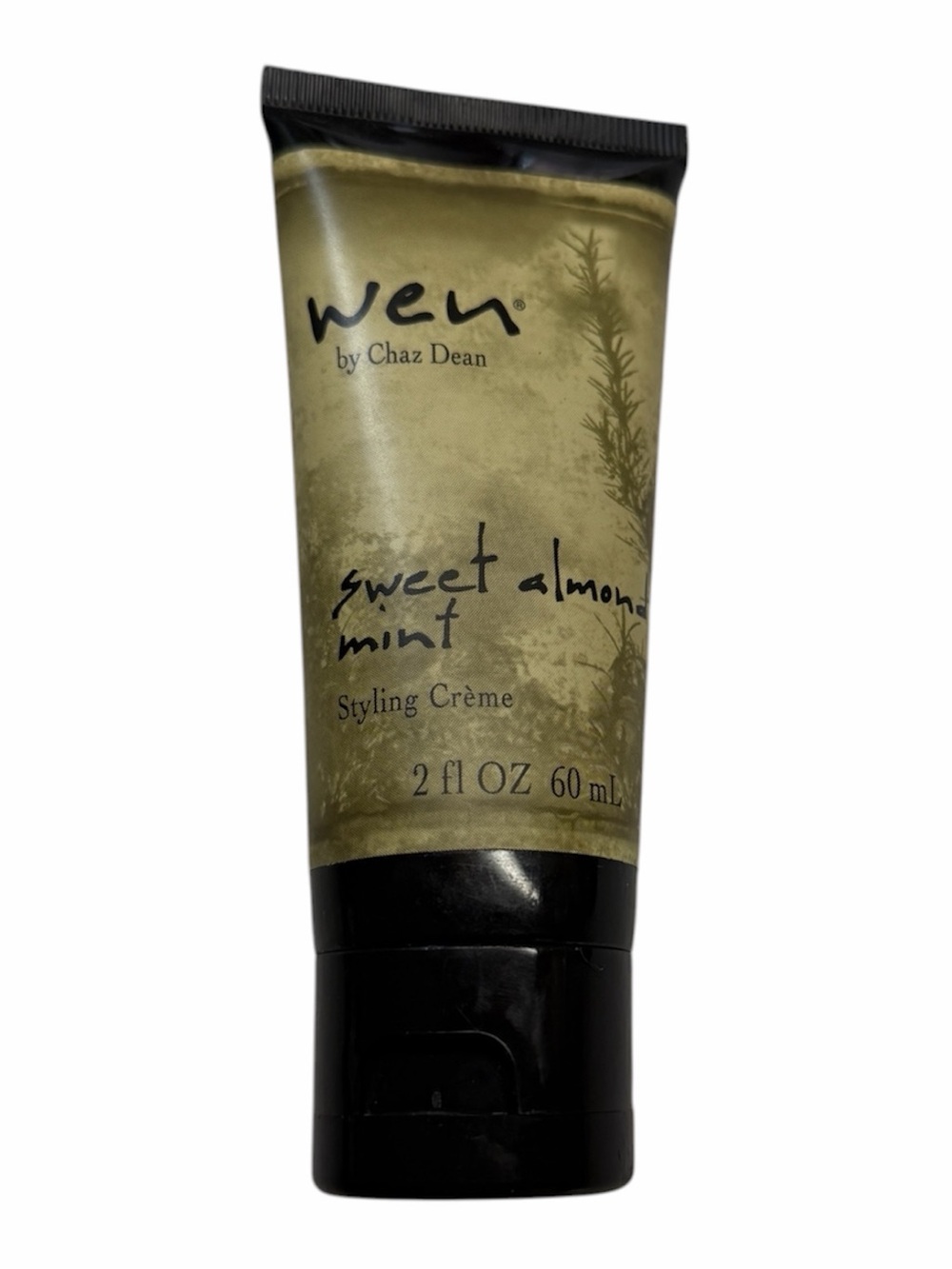 Rare WEN by Chaz Dean Sweet Almond Mint Hair Styling Crème 2 oz Travel Size